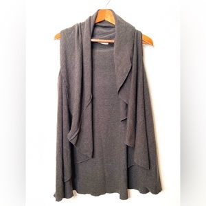 Altar'd State Sleeveless Cardigan Shawl Brown Women's sz Large
